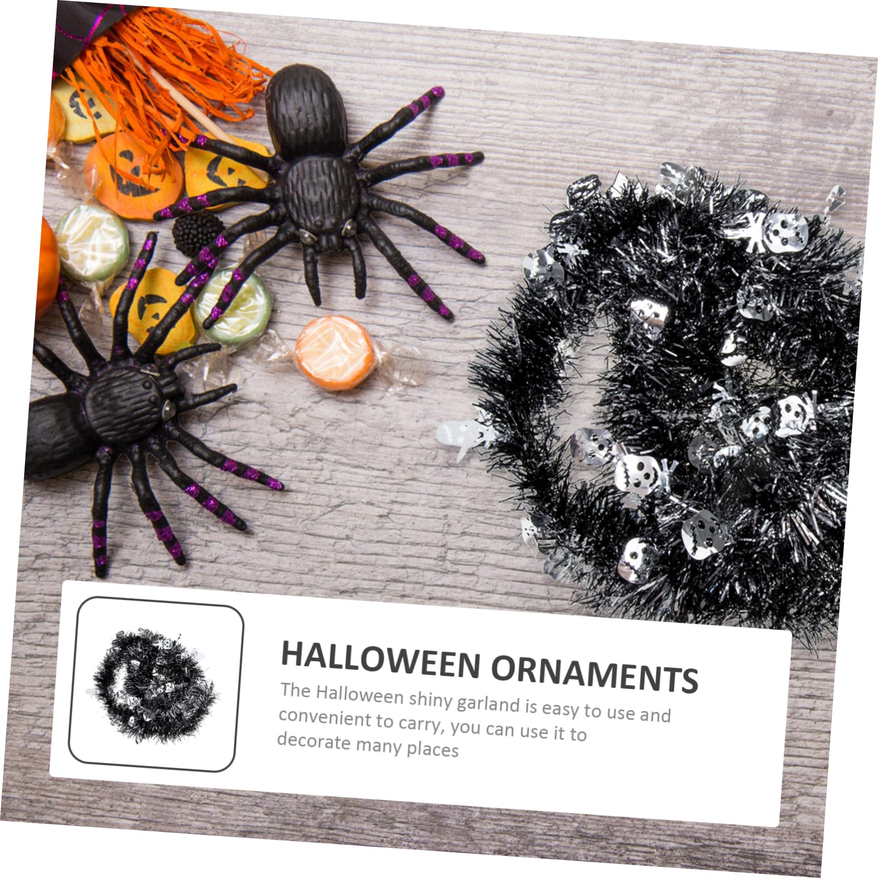 Cabilock 15 STK Halloween-Dekorationen Halloween-lichtergirlande Halloween-girlandendekorationen Weihnachtsdekorationen Im Freien Halloween-Kranz Girlande Halloween-ästhetik Das Haustier