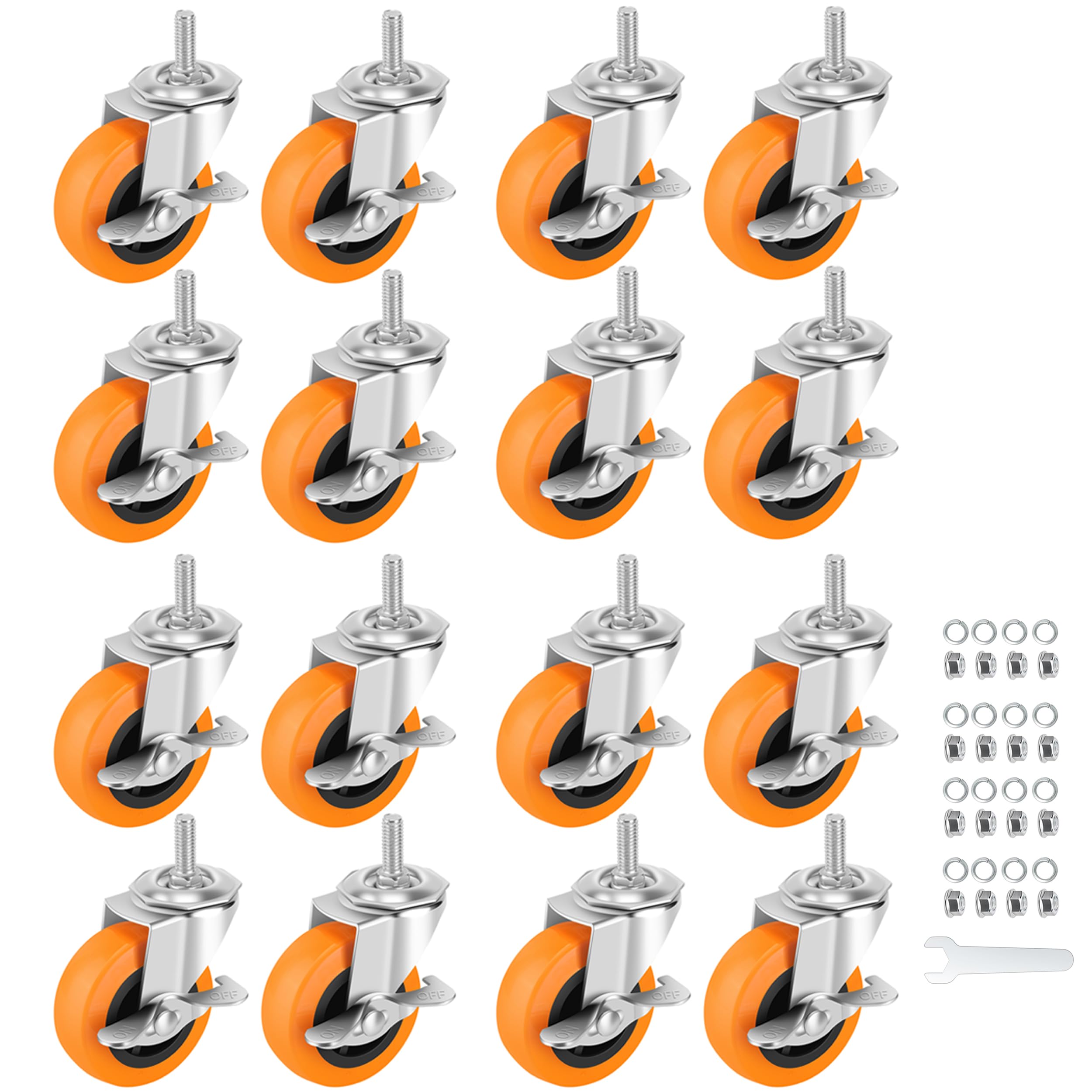 Heavy Duty Caster Wheels - Locking & Swivel -15 Heavy Duty Caster Wheels - Locking & Swivel -15