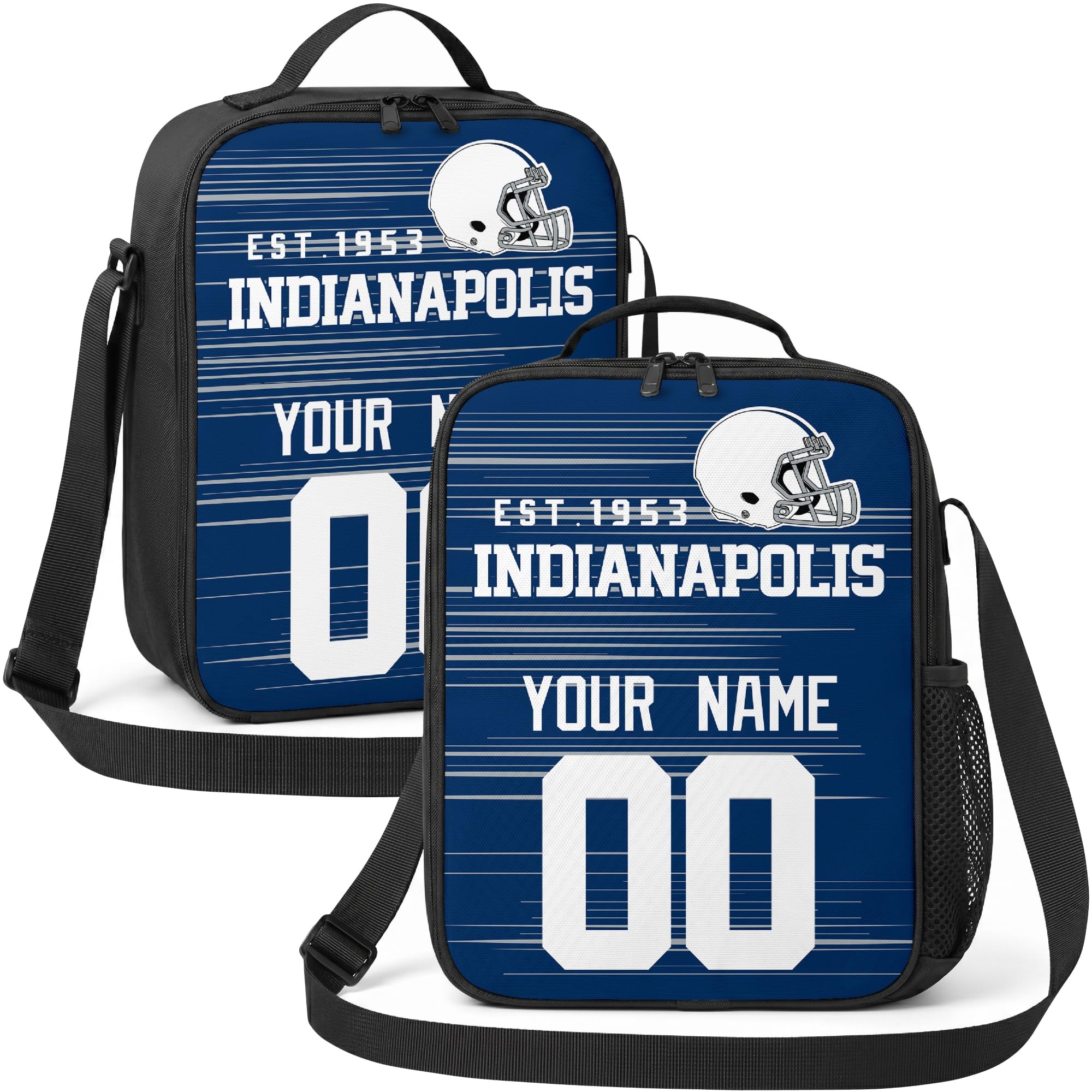 Indianapolis Lunch Bag Custom Name and Number Personalized Gifts