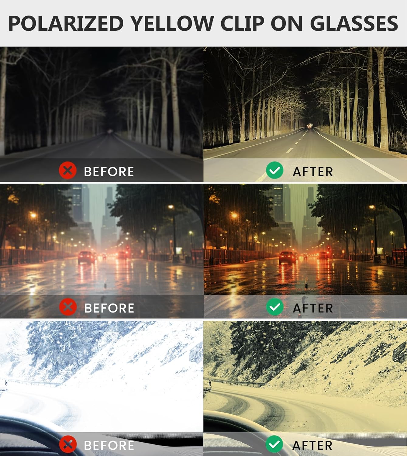 Eyekepper Large Clip On Sunglasses With Spring Draw Bar Polarized - Image 5