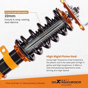 らん Amazon.com: maXpeedingrods Coilovers for Toyota Corolla 2003-2008