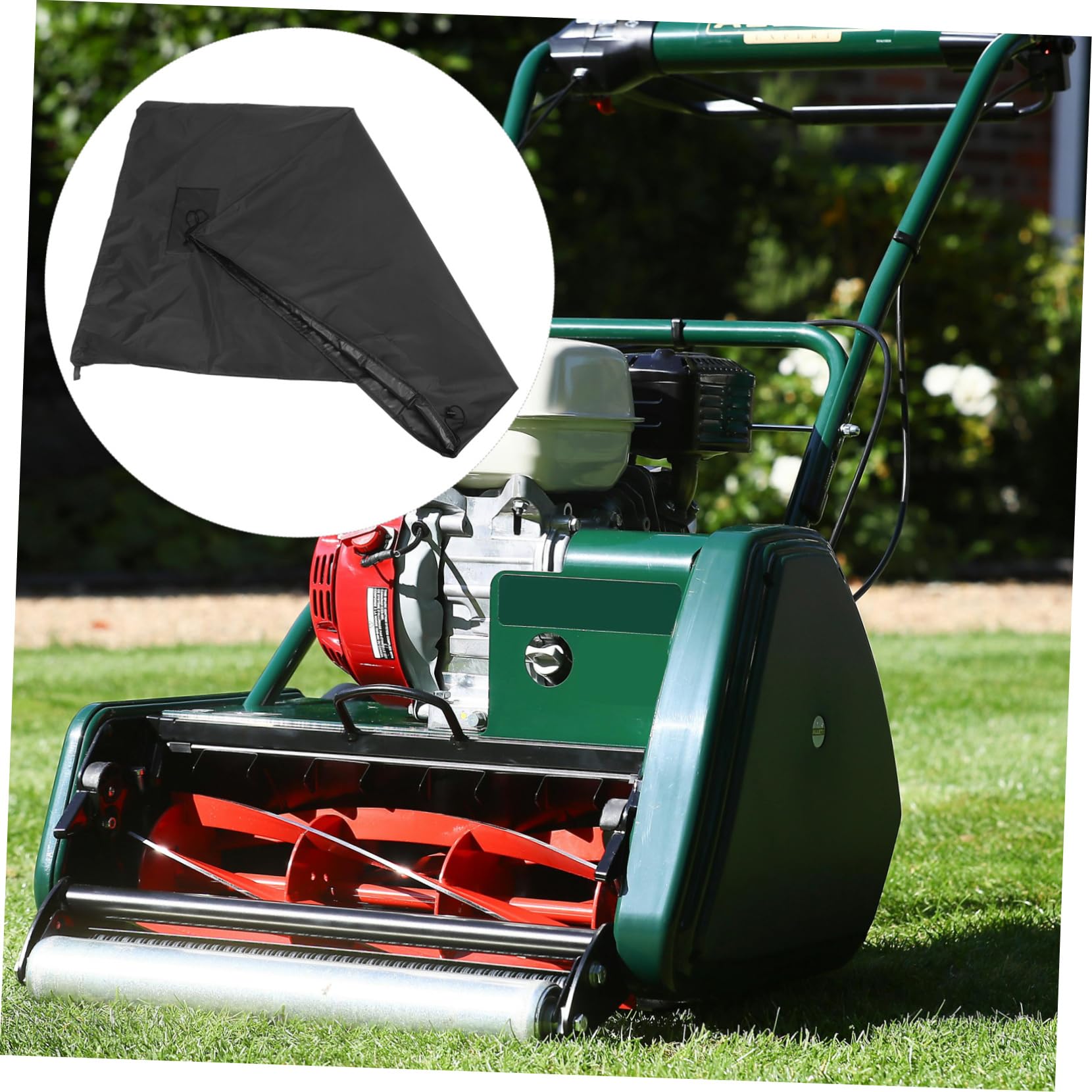 Bolsa de Hojas para Tractor Cortacésped, 420d Oxford Negro | Gran Capacidad, Cierre Seguro, Resistente al Clima, Instalación Sencilla, Ajuste para Jardín y Limpieza