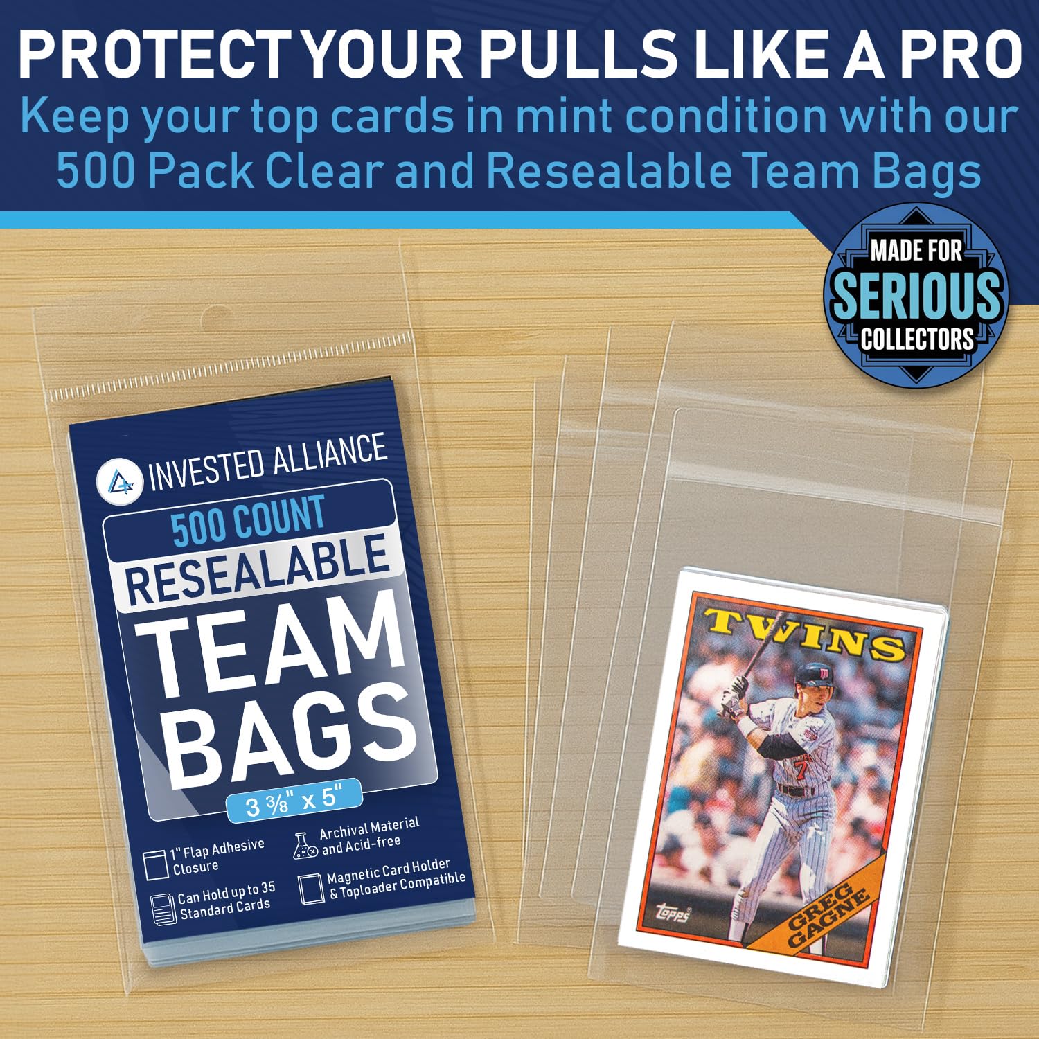 graded card team bags Amazon.com: Invested Alliance Resealable Set Team Bags for Trading Cards