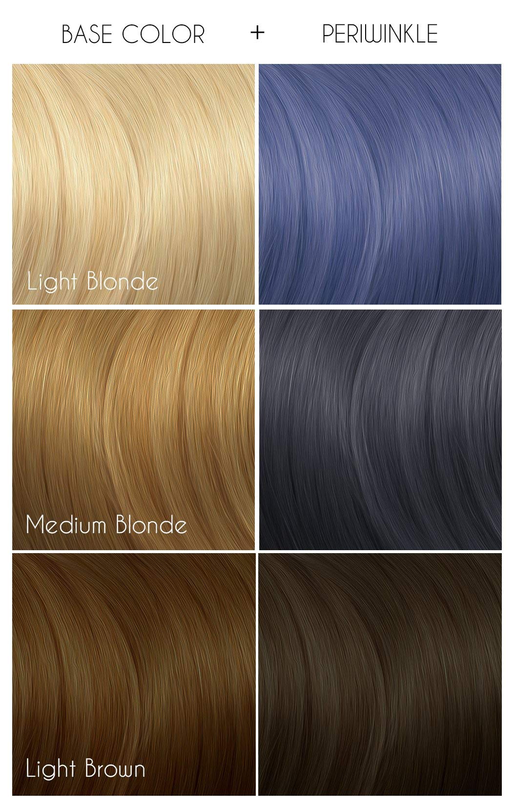 Amazon.com : ARCTIC FOX Vegan and Cruelty-Free Semi-Permanent Hair Color Dye  (4 Fl Oz, PERIWINKLE) : Beauty & Personal Care
