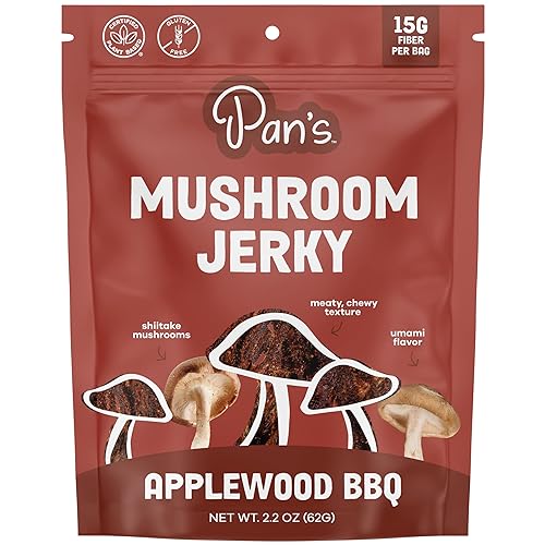 Pans - Charqui de hongos barbacoa de madera de manzano Pans - Charqui de hongos barbacoa de madera de manzano