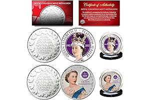 Queen Elizabeth II Platinum Jubilee Commemorative Coin Duo
