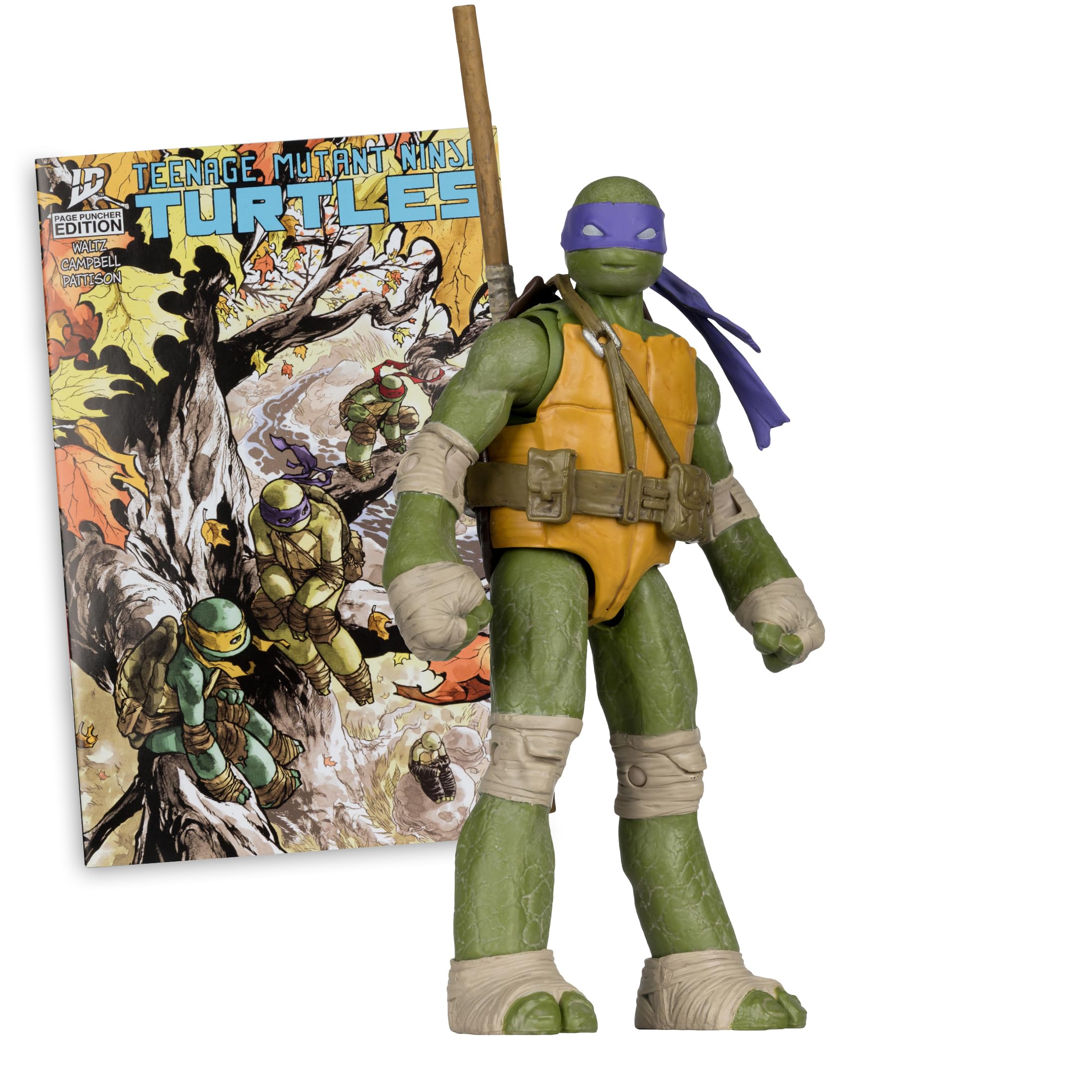 McFarlane Teenage Mutant Ninja Turtles (Page Punchers) Donatello 12,7 cm Action Figure con Comic Toys