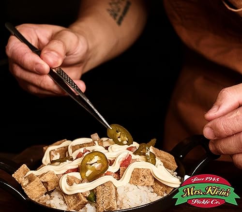 Miniatura 2 de Mrs Kleins - Tarro rebanado de jalapeños (paquete de 2 de 32 onzas) jalapeños en escabeche caliente, picante, picante y crujiente, para tacos,