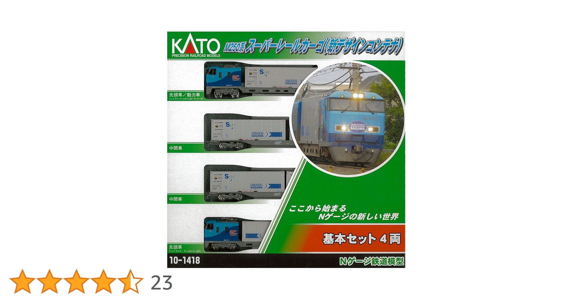 Amazon | KATO Nゲージ M250系スーパーレールカーゴ 新デザイン