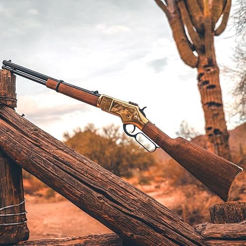 Miniatura 7 de Barra 1866 Cowboy Series Lever Action Air Rifle Oro calibre .22