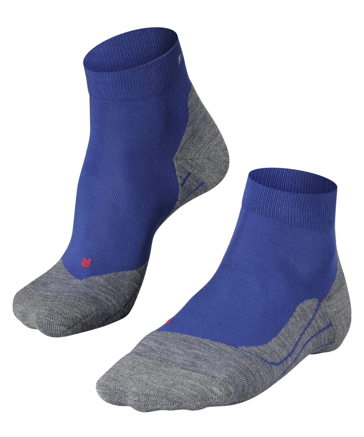 FALKE Men's RU4 Endurance Short M Sso Cotton Anti-Blister 1 Pair Running Socks, Blue Athletic 6451, 11-12.5