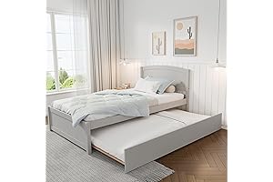 Twin Size Extendable Day Bed with Pull Out Trundle