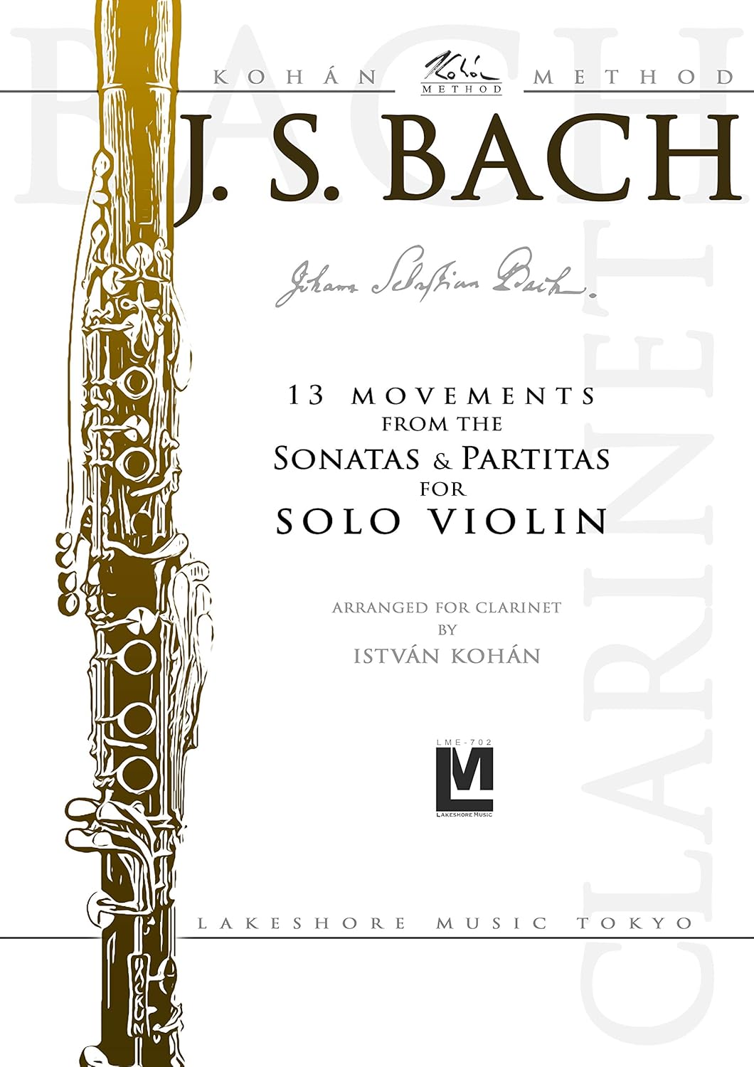 J.S.BACH ヴァイオリンソナタ&パルティータより13の楽曲      Sheet music