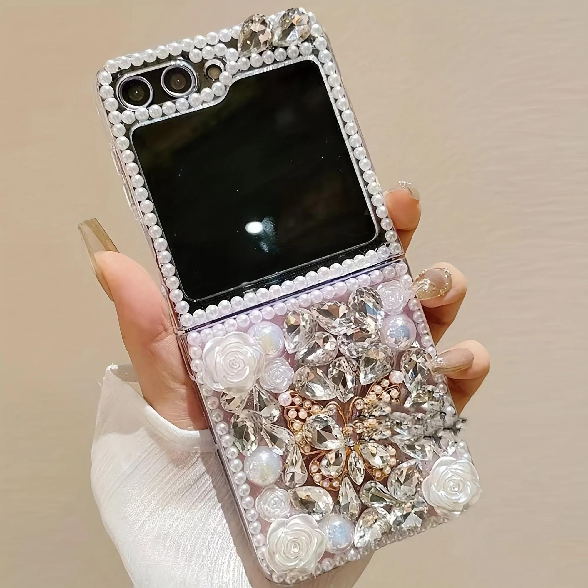 Coque Galaxy Z Flip6 blanche accessoire mode pour votre quotidien