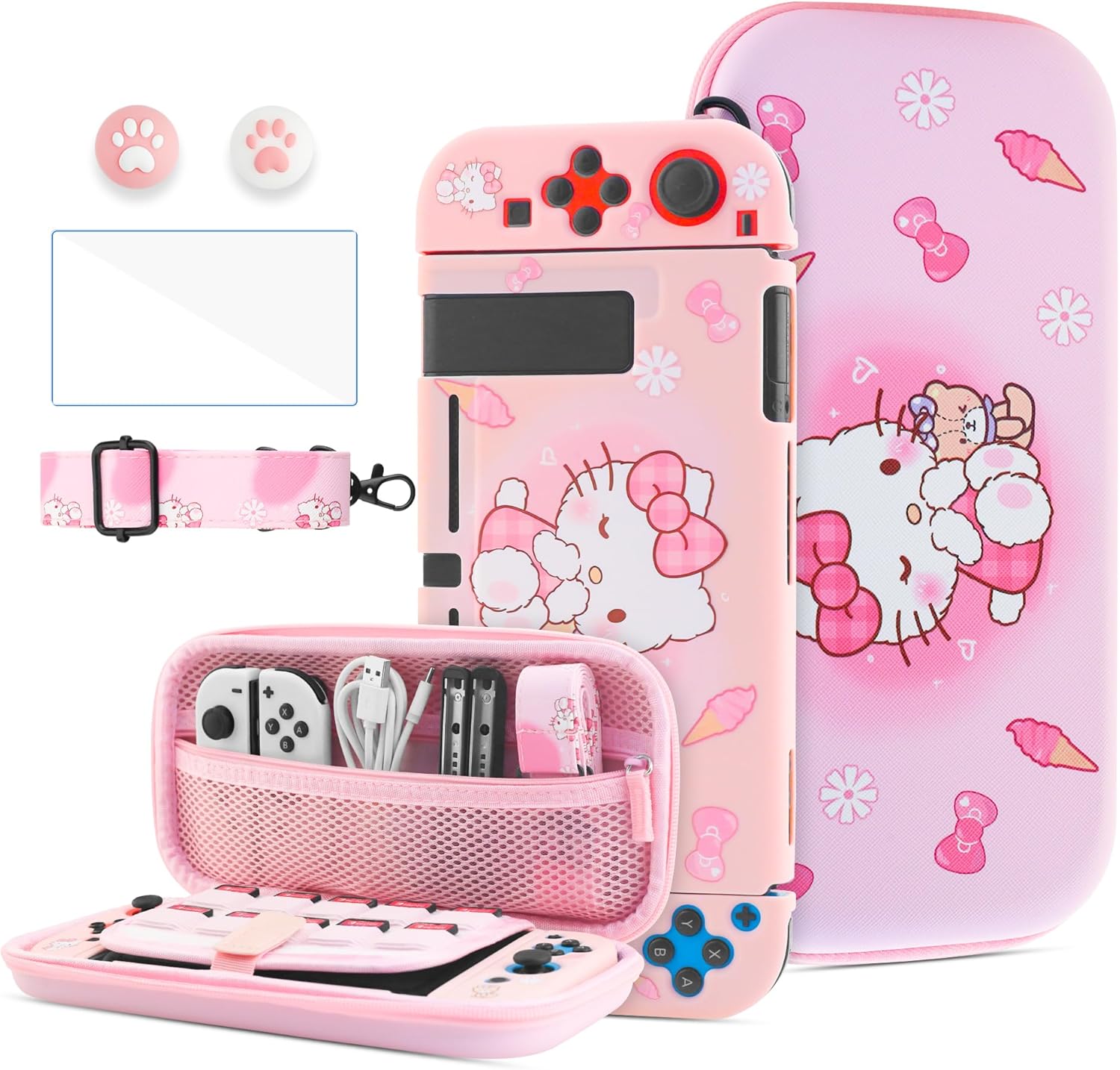 Carrying Case Amazon Soft Case Nintendo Switch HYPERCASE Pink