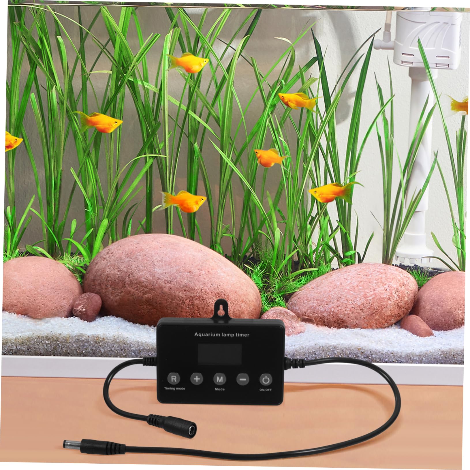BESPORTBLE 3stücke Aquarium Controller Mit LCD-Display Universeller Timer Einstellbare Helligkeit Für Süßwasserfischbecken Kompakt Und Benutzerfreundlich
