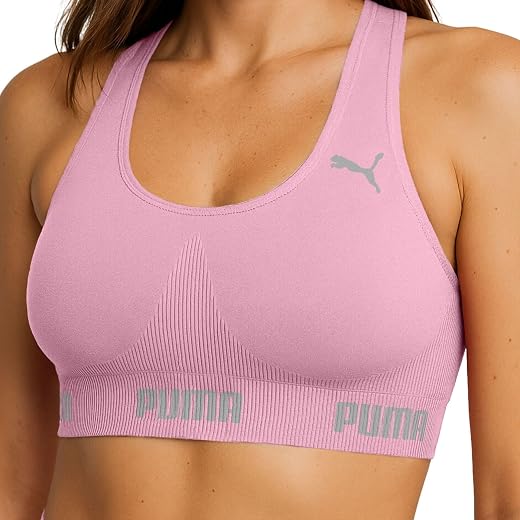 Top Academia Puma Alta Sustentação Sem Bojo Sem Costura Treino Fitness Esportivo Feminino Original.