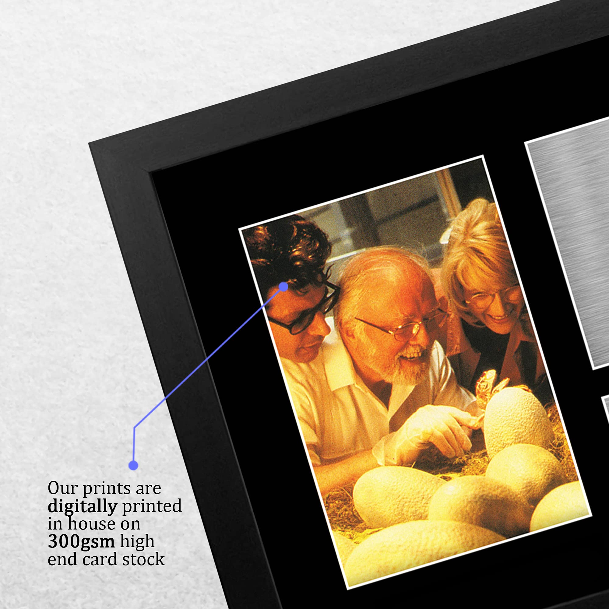 HWC Trading FR A4 Richard Attenborough Jurassic Park Gifts Printed Signed Autograph Picture for Movie Memorabilia Fans - A4 Framed - Image 4