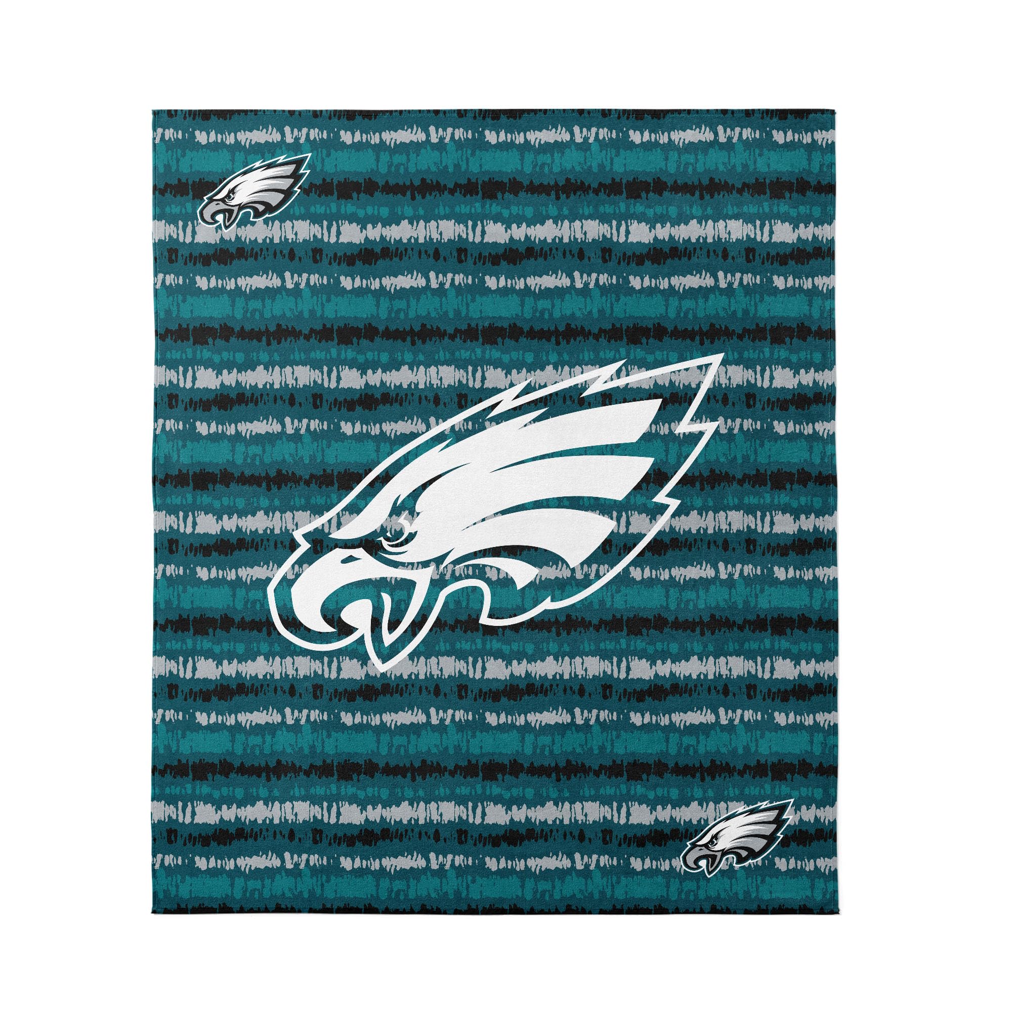 Northwest NFL Philadelphia Eagles Oversized Microfiber Beach Towel, 60 x 70 Inches – Quick Dry, Sand Resistant, Lightweight, Highly Absorbent, Shibori Design