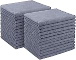 AIDEA Microfiber Towels for Cars-2PK, Large Professional Car Drying Towel, Scratch-Free, Strong Water Absorption Drying Towel for Cars, SUVs, RVs, Trucks, and Boats, 24inx 31in, Grey