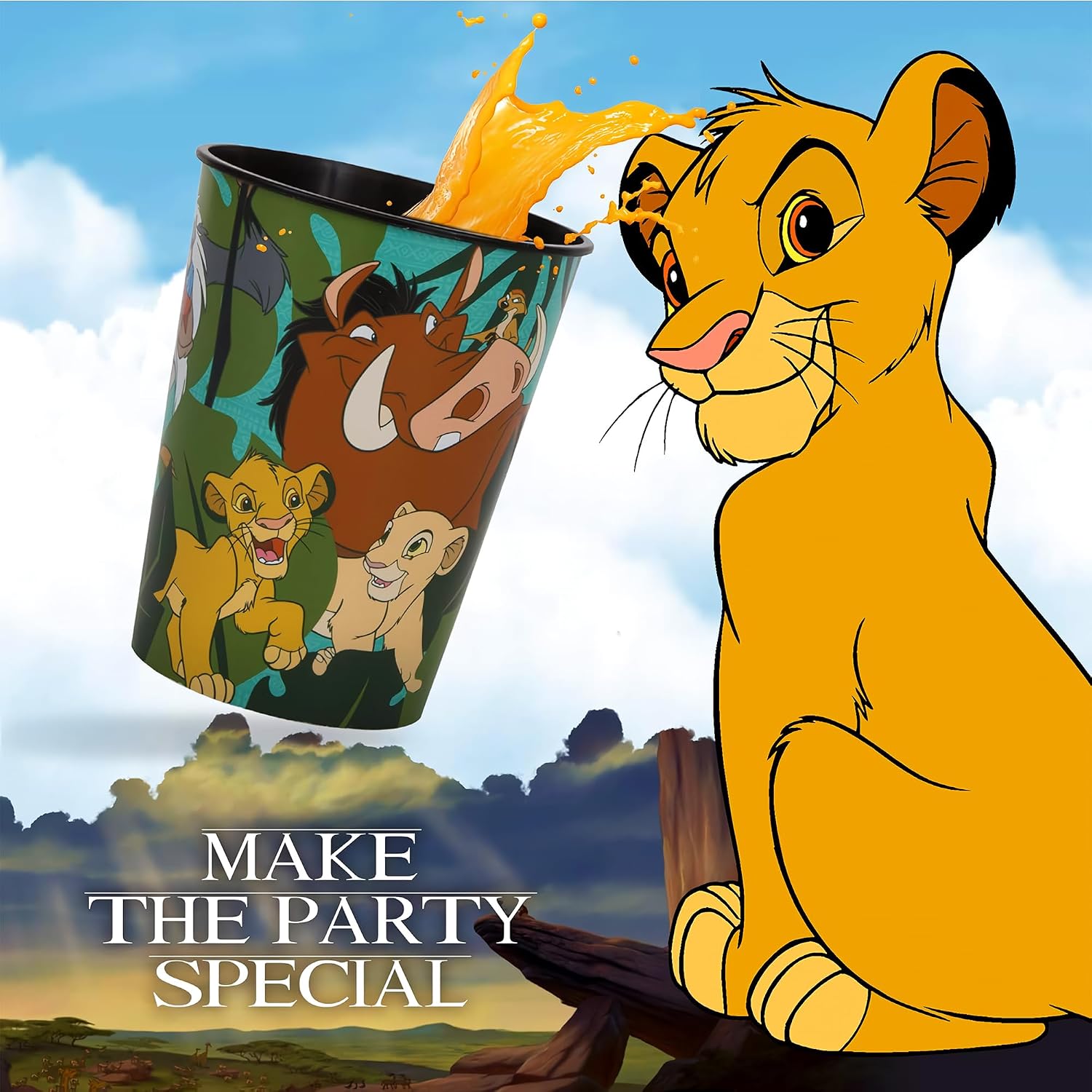 Plastic Stadium Cup - 16oz | Disney Lion King | 1 Pc