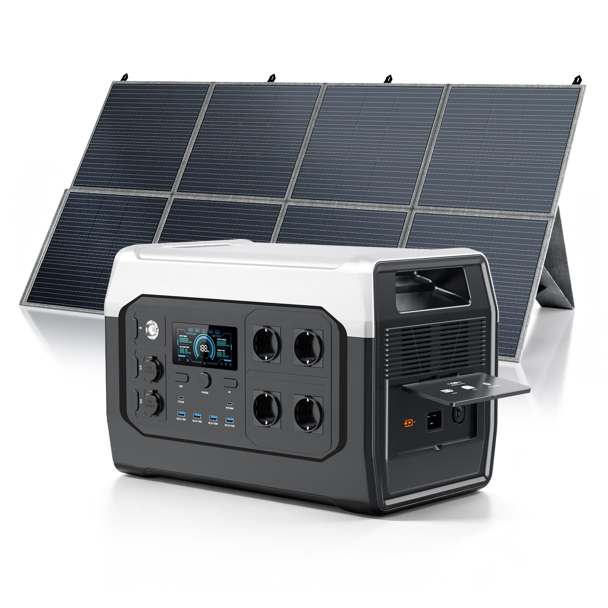 XP2000 Set 2048Wh 400W Solar Notstrom 2400W Heim