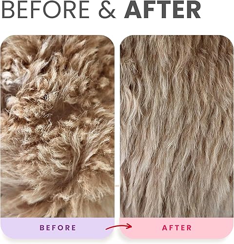 Miniatura 4 de Lillian Ruff Champú blanqueador profesional ultra brillante para perros y acondicionador desenredante para perros sin enjuague - Champú blanqueador