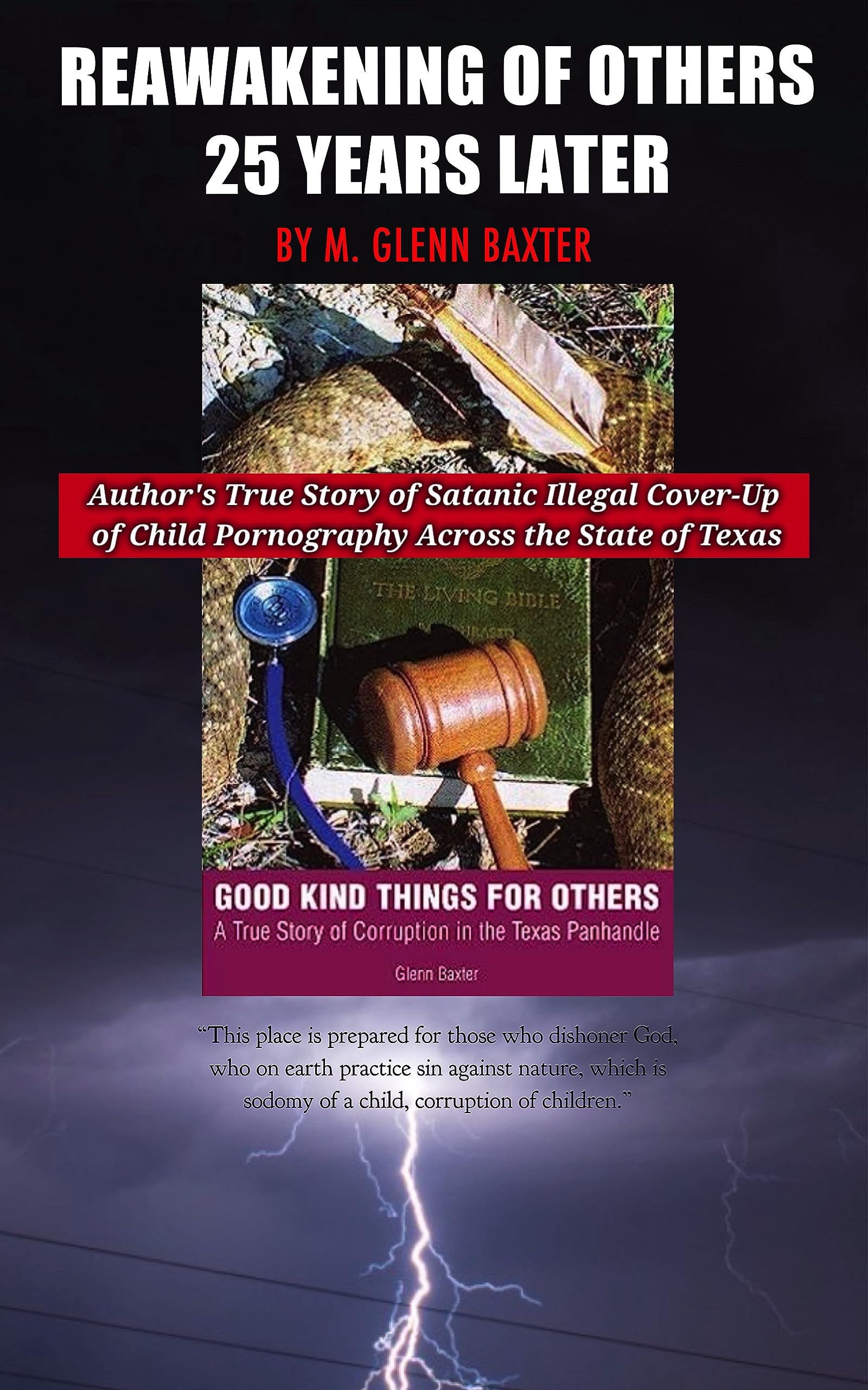 REAWAKENING OF OTHERS 25 YEARS LATER: Author's True Story of Satanic Illegal Cover-Up of Child Pornography Across the State of Texas