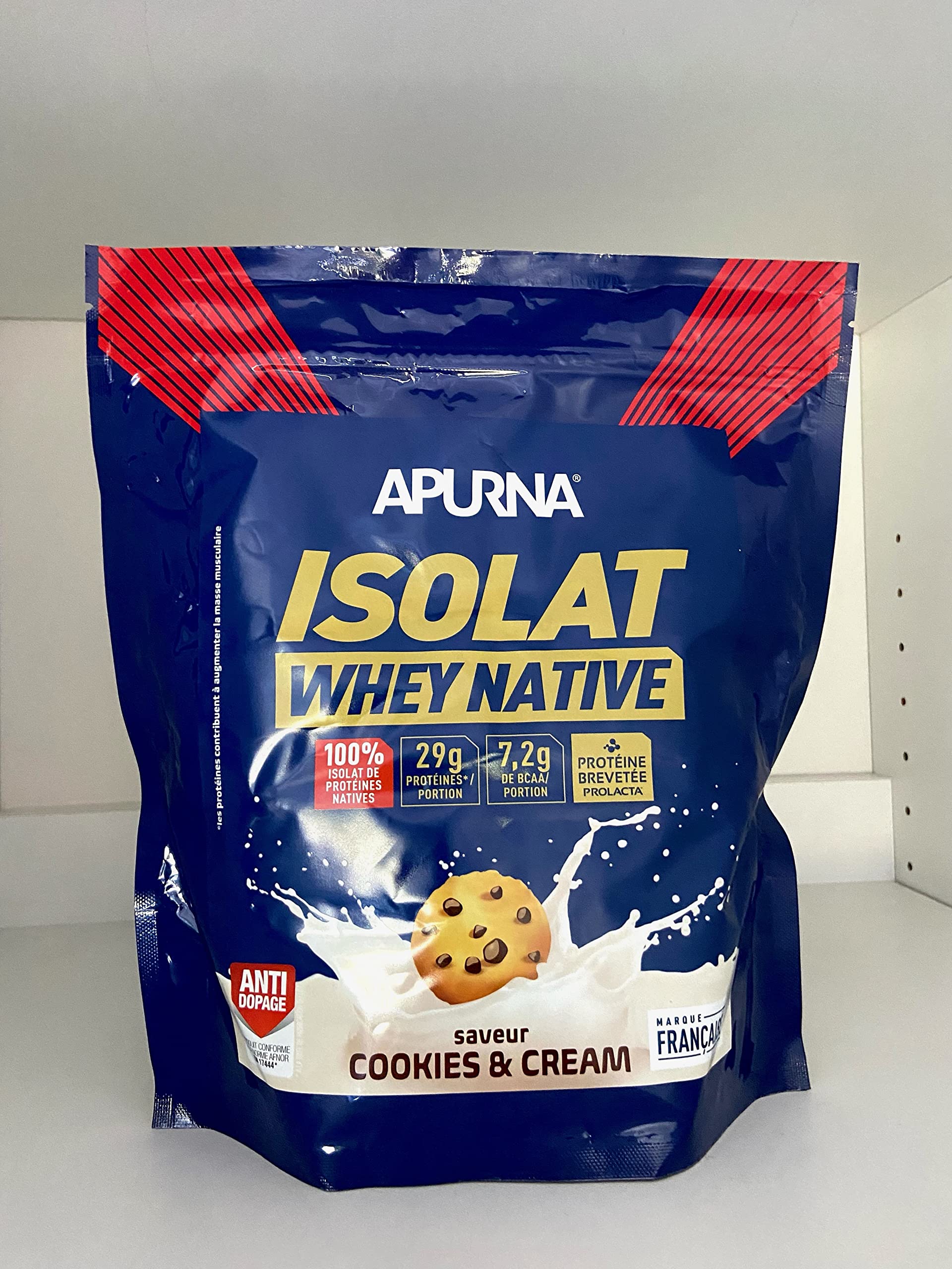 APURNA/Force/Isolat Native/Cookies & Cream/Doypack 720g