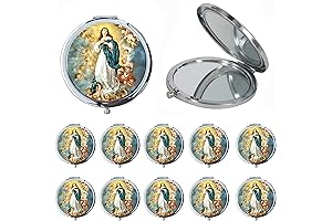 Immaculate Conception Compact Mirrors- A Divine Keepsake for Blessed Occasions
