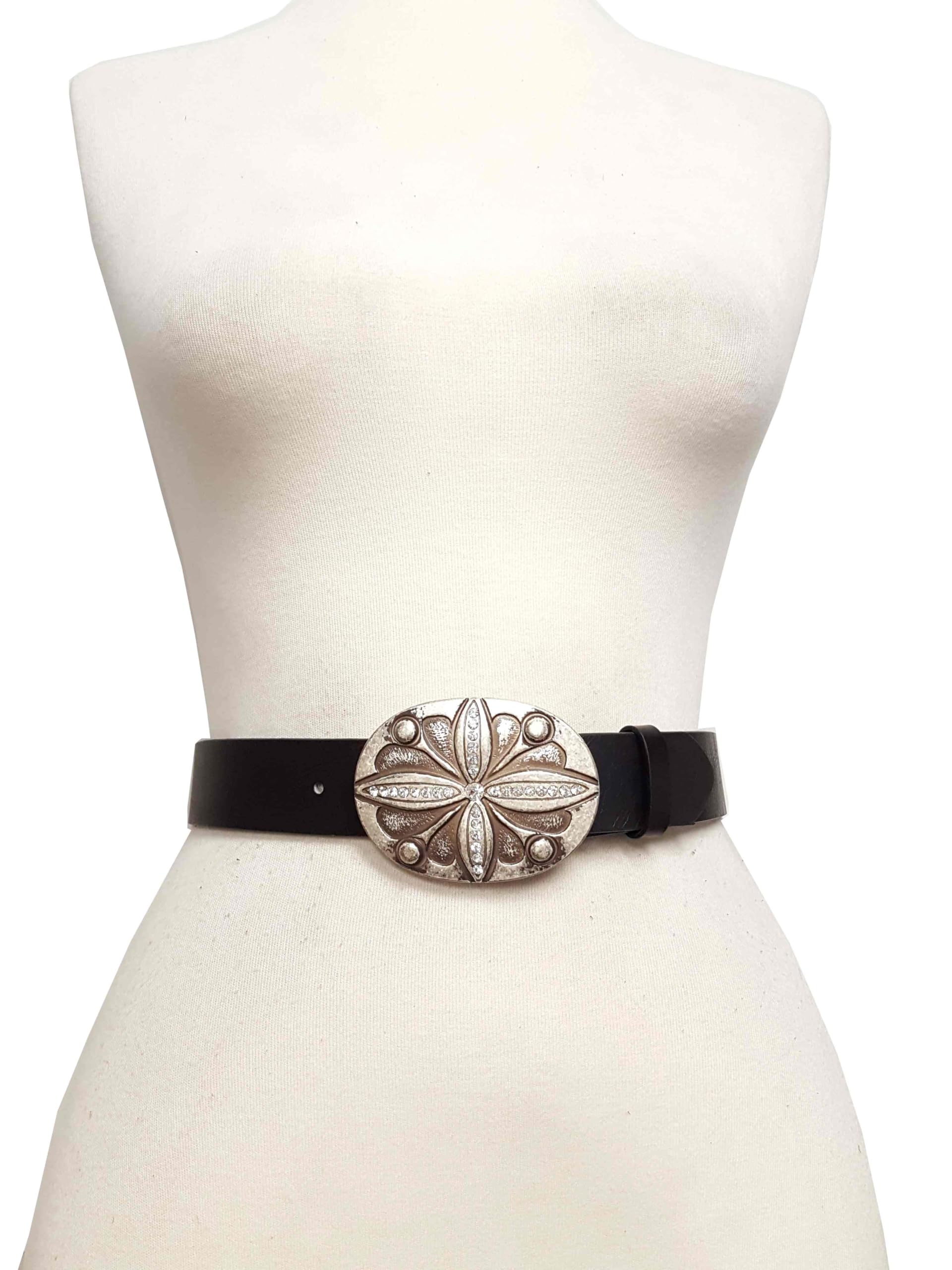 2.5 x 3.75 in. Rectangle Belt Buckle Medallion, Silver