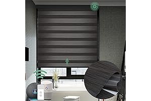 Yoolax Motorized Zebra Blinds with Remote