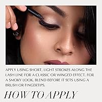 Vista 4 de Xtreme Lashes GlideLiner - Lápiz de ojos de larga duración con sacapuntas, zafiro, 0.04 onzas, maquillaje impermeable, fórmula de gel, mezclable, a