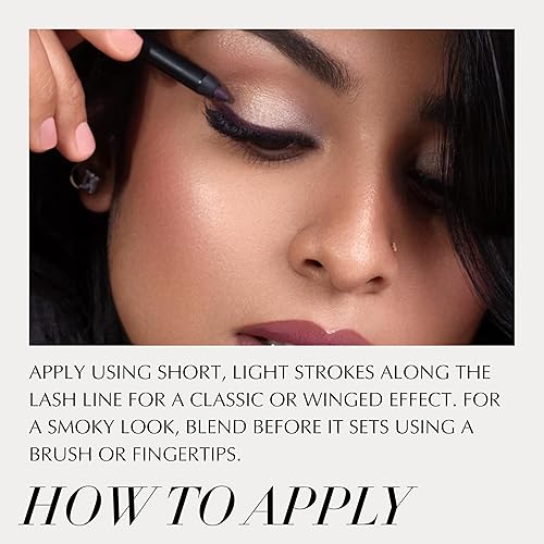 Miniatura 4 de Xtreme Lashes GlideLiner - Lápiz de ojos de larga duración con sacapuntas, zafiro, 0.04 onzas, maquillaje impermeable, fórmula de gel, mezclable, a