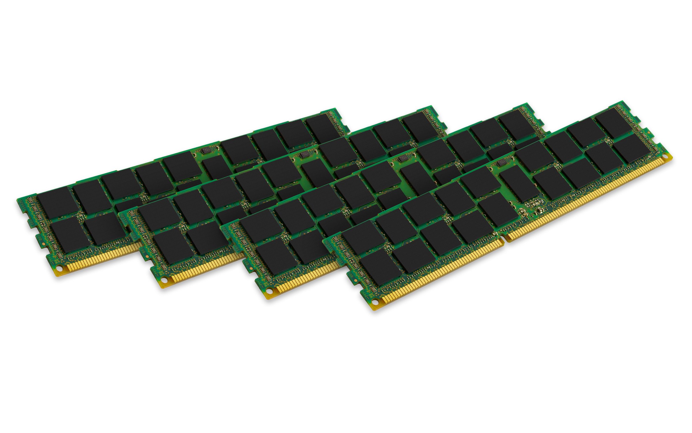 Kingston Technology ValueRAM 32GB Kit (4x8GB) 1600MHz DDR3L ECC Reg CL11 DIMM DR x8 1.35V with TS Intel Validated Desktop Memory (PC3 12800) KVR16LR11D8K4/32I