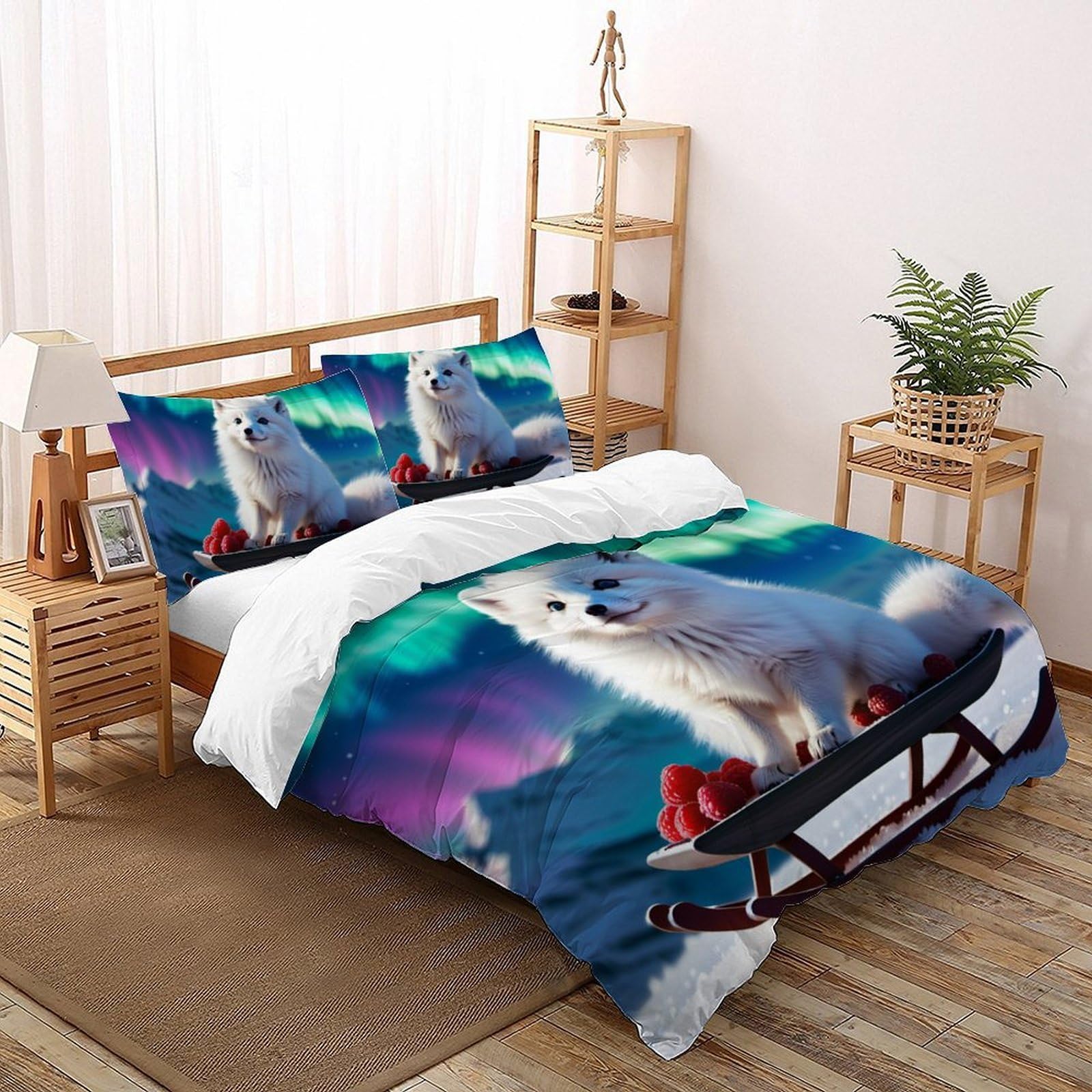 Housses de couette 3D garçon super king 260x220 cm avec 2 taies