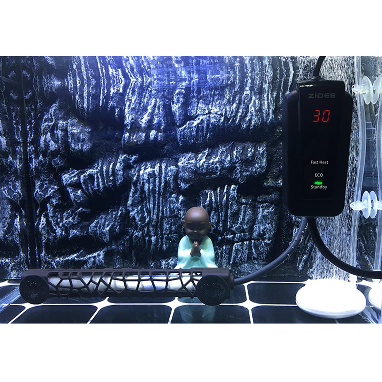 Calentador de Acuario con inversor Inteligente LED, Varilla calefactora Universal para pecera de Agua Dulce, 100W (300W)