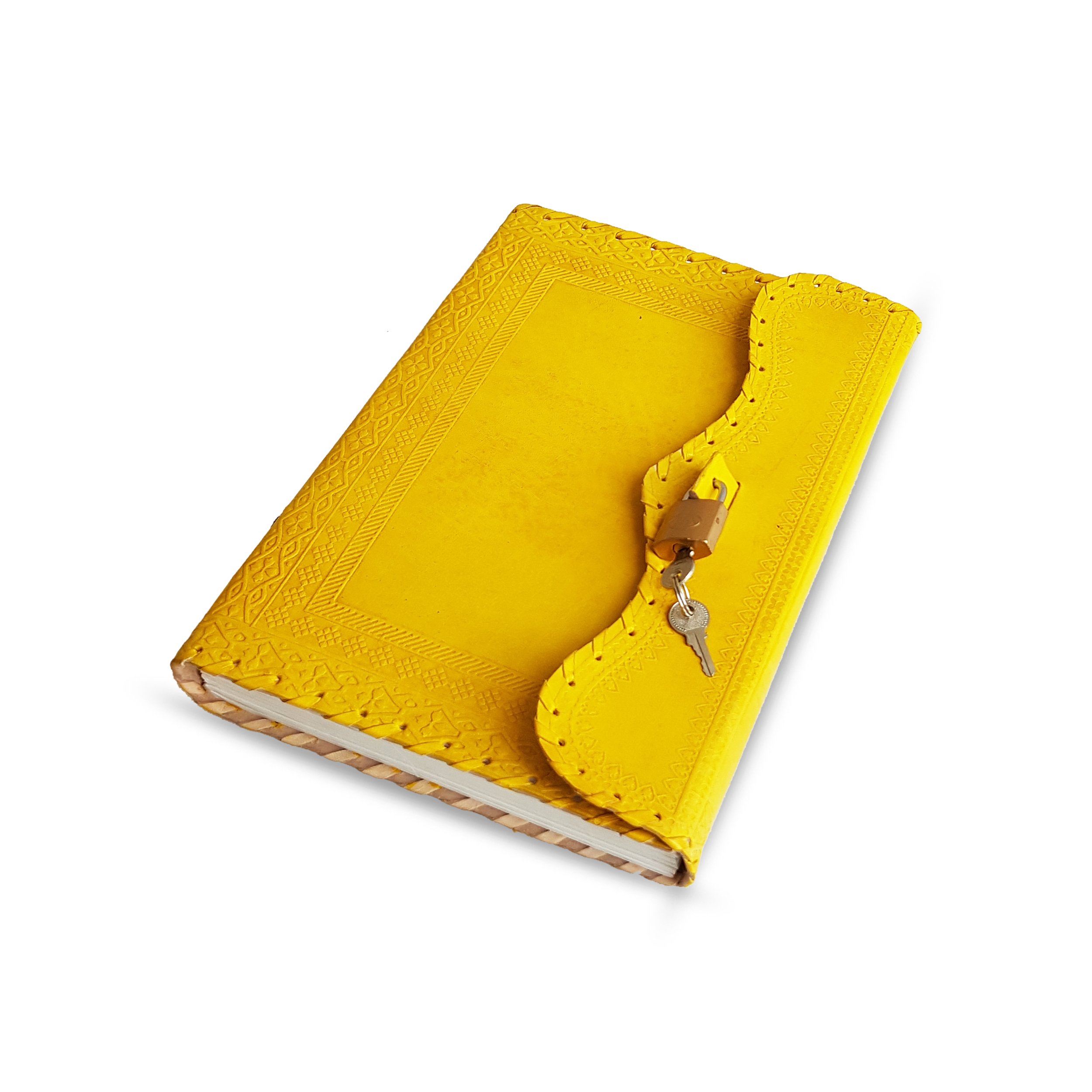 Jaald Diario in pelle da 25,4 cm con blocco blocco blocco note bianco blocco note fatto a mano uomini e donne carta sfoderata miglior regalo Art Sketchbook diario di viaggio per scrivere libro di
