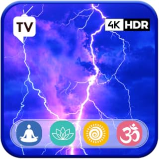 Heavy Thunderstorm Serenity: HD Rain, Thunder And Lightning Ambience for Relaxing Sleep Screensavers For Fire Tablets & Fire TV - NO ADS