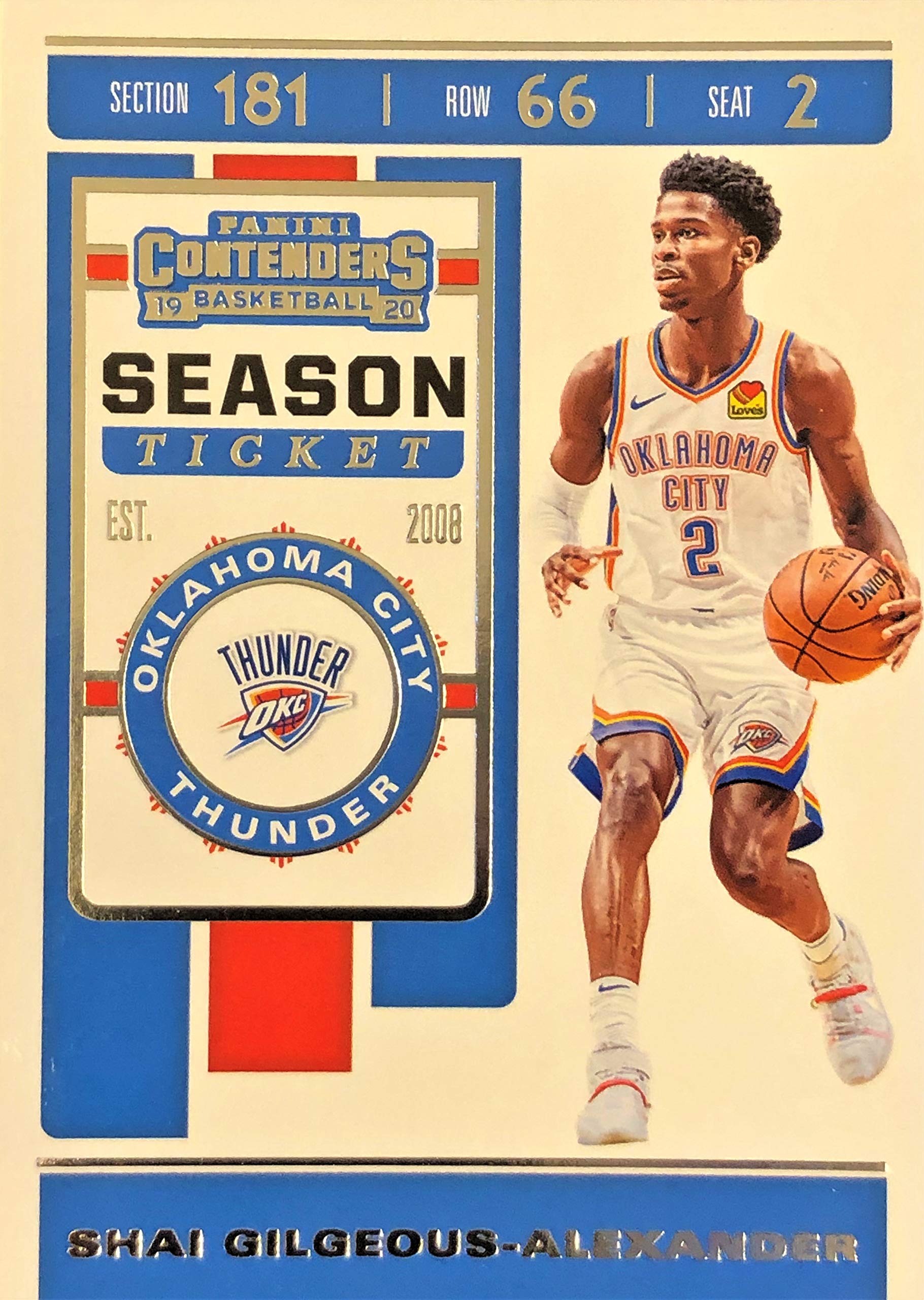 Amazon.com: SHAI GILGEOUS-ALEXANDER Basketball Card - 2019-20