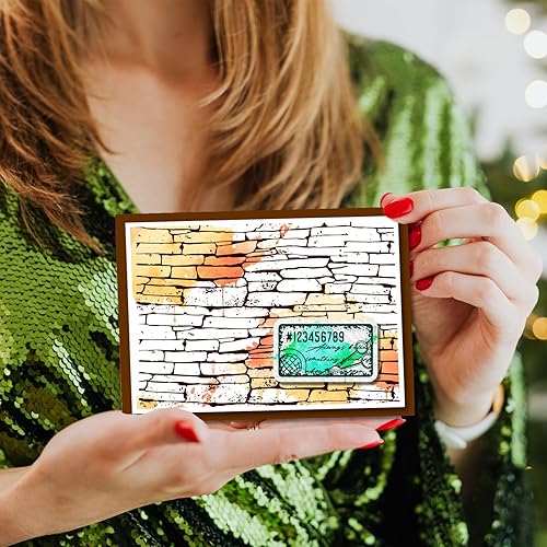 Miniatura 5 de GLOBLELAND Sellos transparentes de pared para manualidades, para álbumes de recortes, marco de pared de silicona, sellos transparentes para hacer