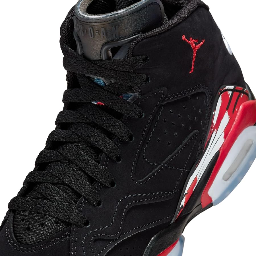 Amazon.com | Jordan Big Kid's Jumpman MVP Black/University Red