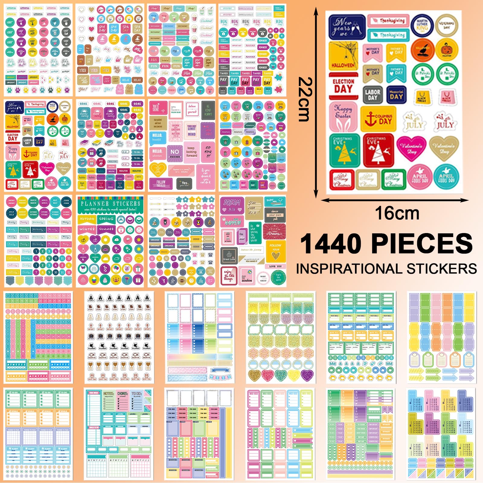New Version] Stickers Ngày Tháng| Planner Sticker, Bullet Journal Sticker Designed By Plan With Prey I.20539276