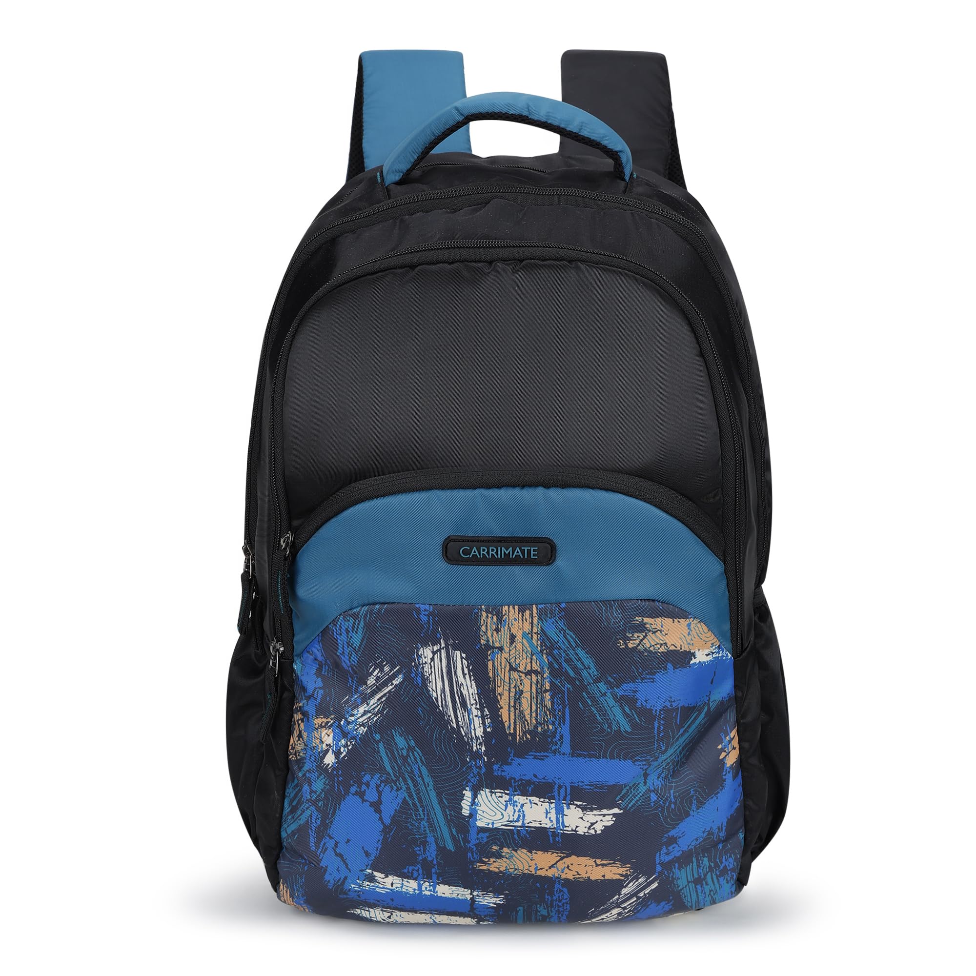 carrimate Pulse Backpack for Boys & Girls | 3-Compartment School, College & Travel Backpack with Organizer Pocket, Extra Sleeve, Rain Cover, Side Bottle Holder & Breathable Mesh Back-picture-17