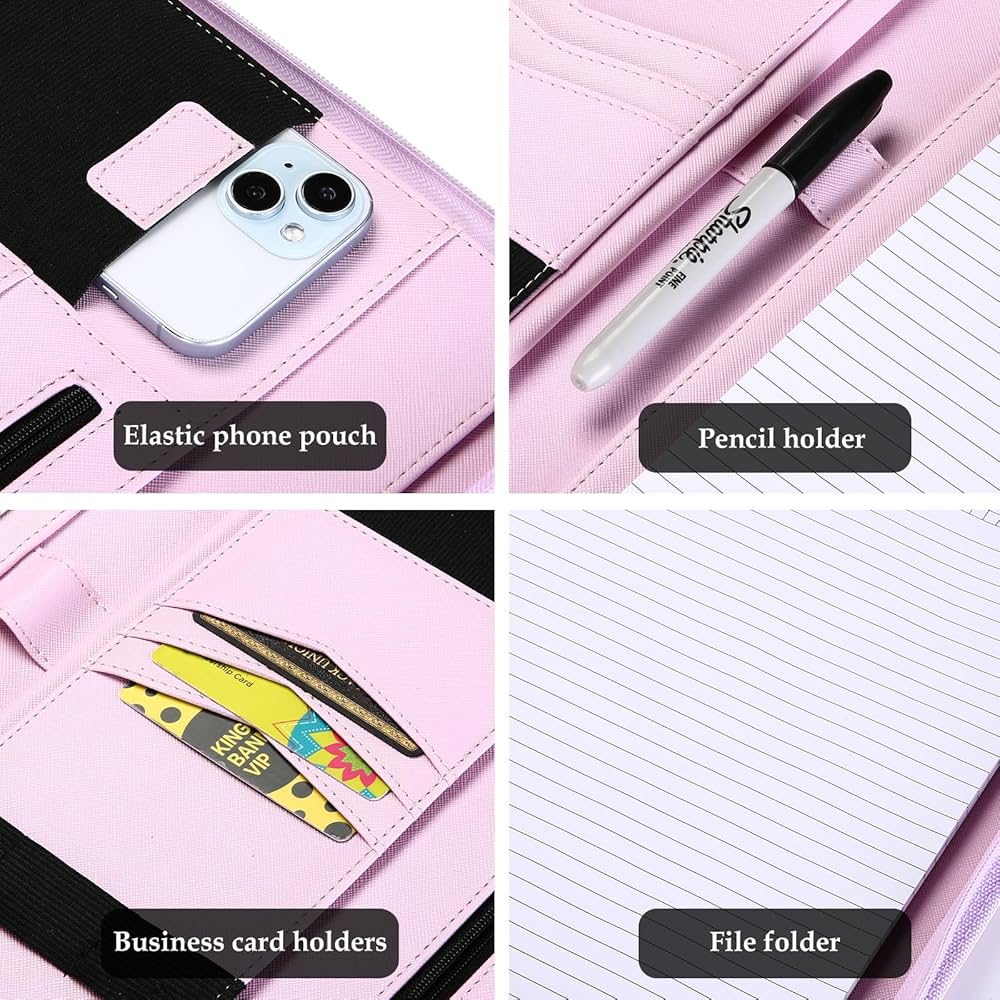 Amazon | ProCase 多機能バインダー [ジッパー付き] フォルダー