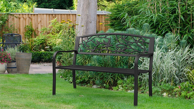 Amazon.com: Yaheetech Outdoor Garden Bench Patio Furniture Chair