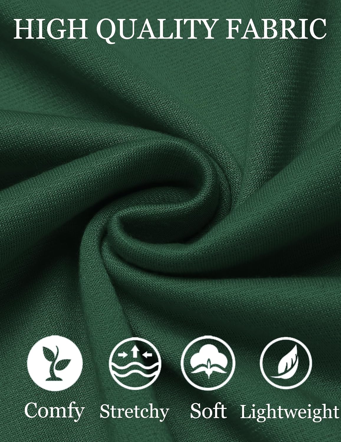COOFANDY Men's Slim Fit Basic Turtleneck Long Sleeve Lightweight Pullover Sweaters Casual Knitted Tops image 5