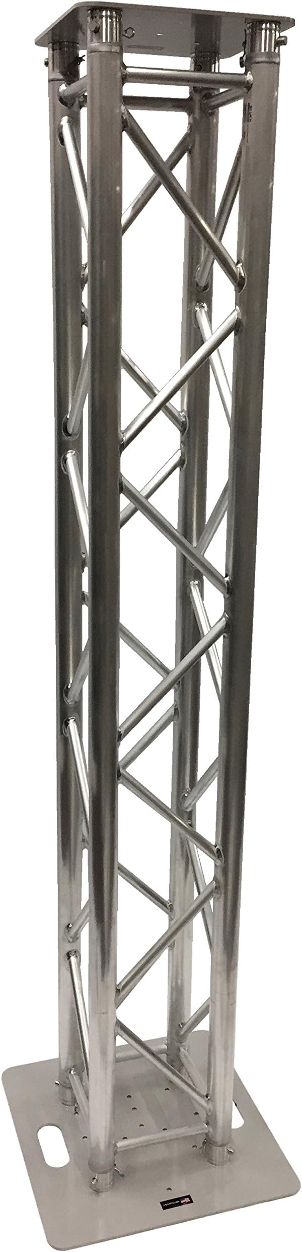2 Meter 6.56 Ft Truss Aluminum DJ Lighting Tower Square Trussing Totem with Top