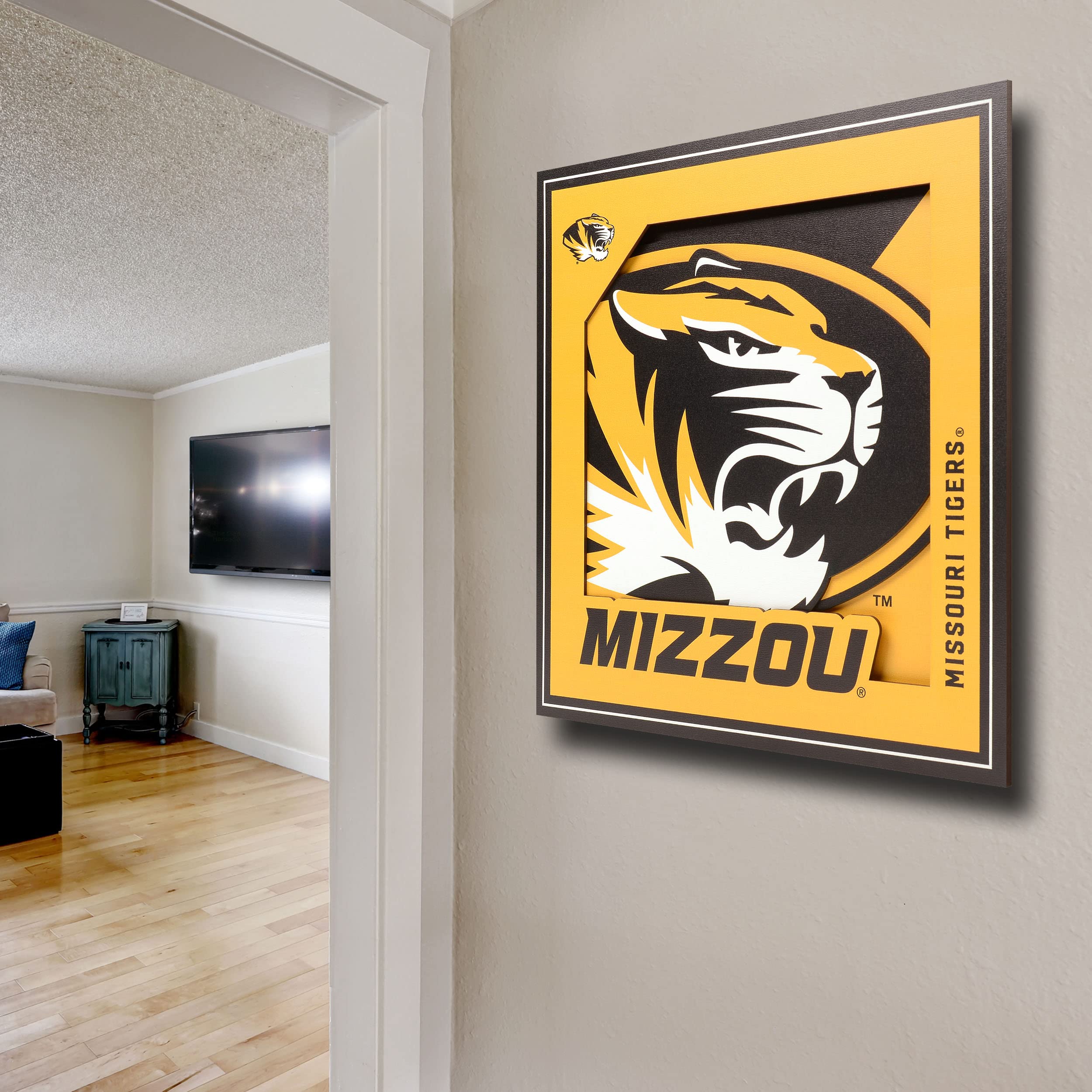 YouTheFan NFL Las Vegas Raiders 3D Logo Series Wall Art