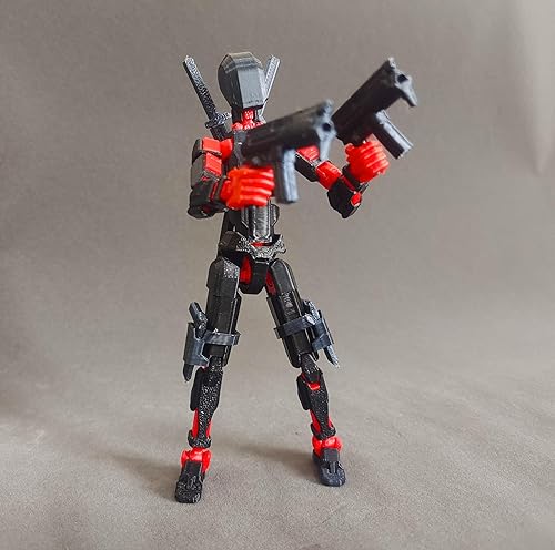 Miniatura 7 de Figura de acción T13 impresa en 3D (montaje completado), figura de acción coleccionable de Dummy 13 articulada, para coleccionistas, decoración de